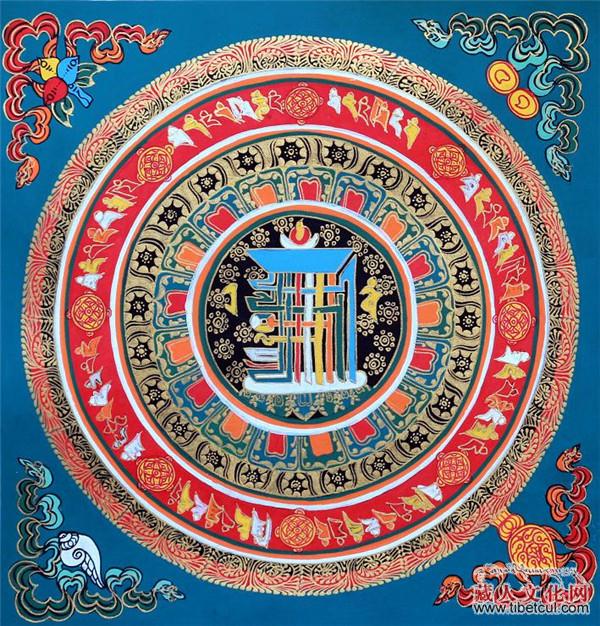 藏族传统图案十相自在有什么意义？