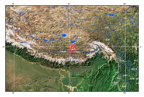 西藏自治区拉萨市当雄县发生4.7级地震