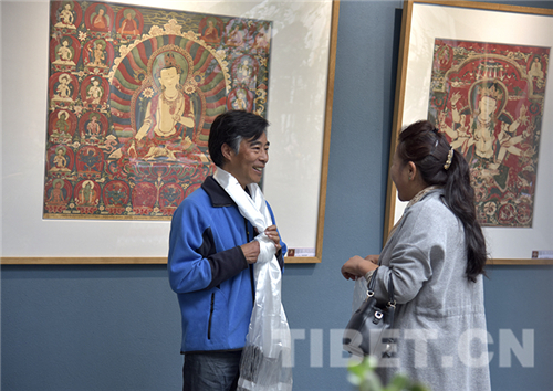 高志勇“白居寺壁画为主题摄影展”在拉萨展出