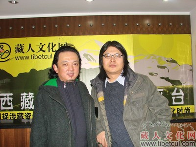 著名音乐人朗尼·阿彬携天籁组合作客藏人文化网