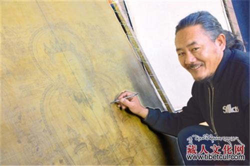 次仁旺堆：中国工美行业艺术大师的唐卡艺术人生
