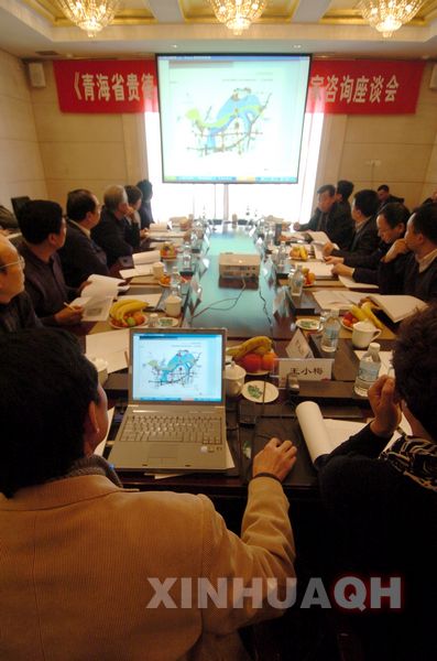 《青海省贵德文化创意产业园总体规划》专家咨询座谈会现场。