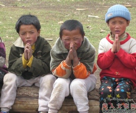 藏人文化促进会六·一儿童节献爱心助孤儿