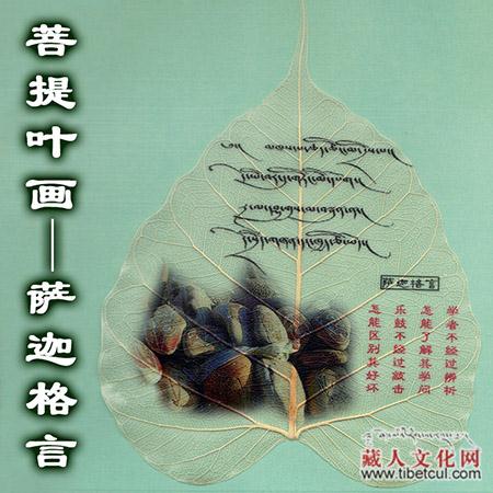 《萨迦格言》——西藏文学史上的宝贵资料