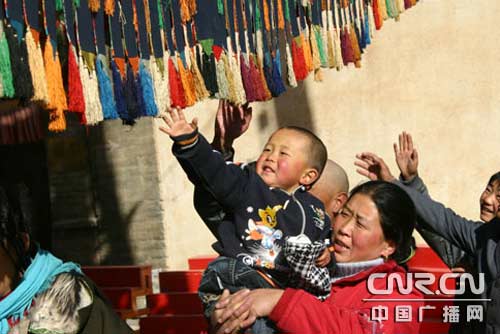 塔尔寺酥油花昨日“绽放”高原