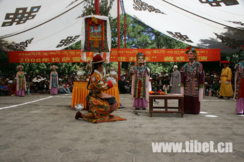 2008年中国拉萨雪顿节圆满闭幕