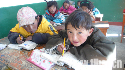 当雄地震灾区小学已经恢复上课