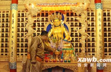 全国首座藏巴拉千佛殿在广仁寺落成