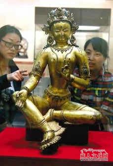 西藏文物展今日亮相广东省博物馆：展出西藏百余件文物