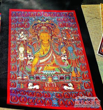 几近失传的齐吾岗巴派唐卡惊艳重现 震撼唐卡展