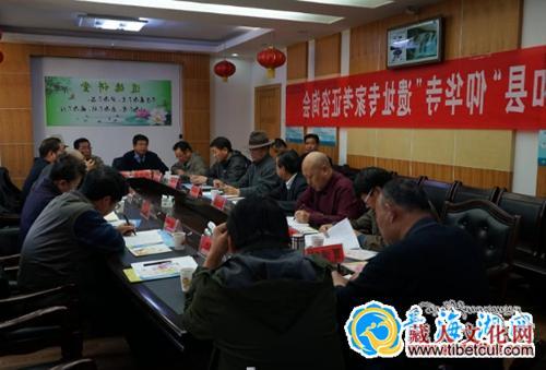 青海省海南州共和县召开仰华寺遗址专家考证咨询会