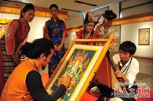 2012中国西藏唐卡艺术展在京开幕