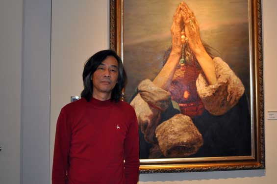 对话油画家张江：向世界弘扬优秀的藏族文化