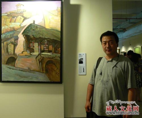 藏族油画博士格桑(王尔义)作品参加E京华-雅昌艺术家联展