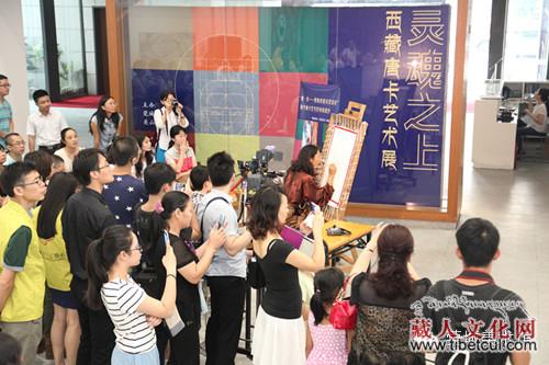 “灵魂之上——西藏唐卡艺术展”在莞城美术馆开展