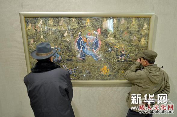 百幅传世唐卡近日展出：历代高僧大德唐卡名师绘制