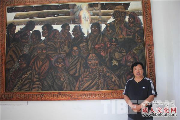 藏族画家阿旺扎巴个人油画展将于２０日开幕