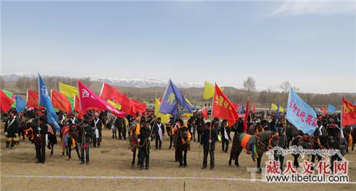 第四届全国少数民族天祝赛马大会盛大开幕