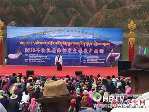 青海尖扎：展非遗魅力 原生态安多民歌艺术节开幕
