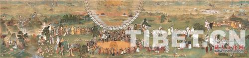历时5年 36位画师以巨幅唐卡表现"中华之魂"