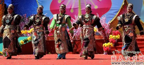 西藏林芝桃花文化旅游节开幕 并评选美丽村姑