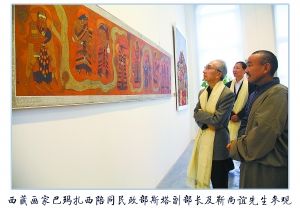 展示西藏当代绘画 北京大美西藏画廊开幕展引轰动