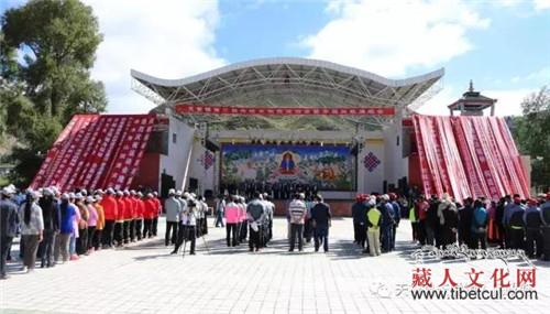 甘肃天祝县天堂镇第三届农牧民运动会暨民歌会开幕