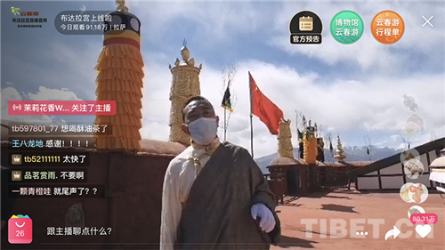 网上好风景 近百万“游客” “云游” 布达拉宫