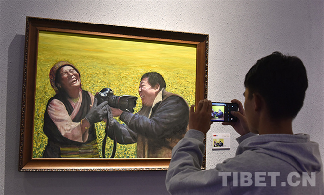 第四届雪域情西藏油画展拉萨开幕 展期10天