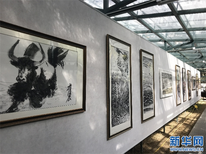 西藏林芝“生命礼赞”牦牛画展助力乡村文化振兴