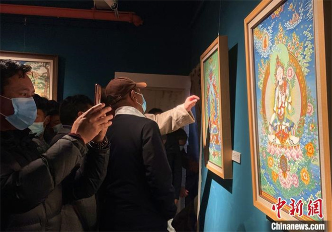 第七届“见即愿满”西藏精品唐卡展览开展