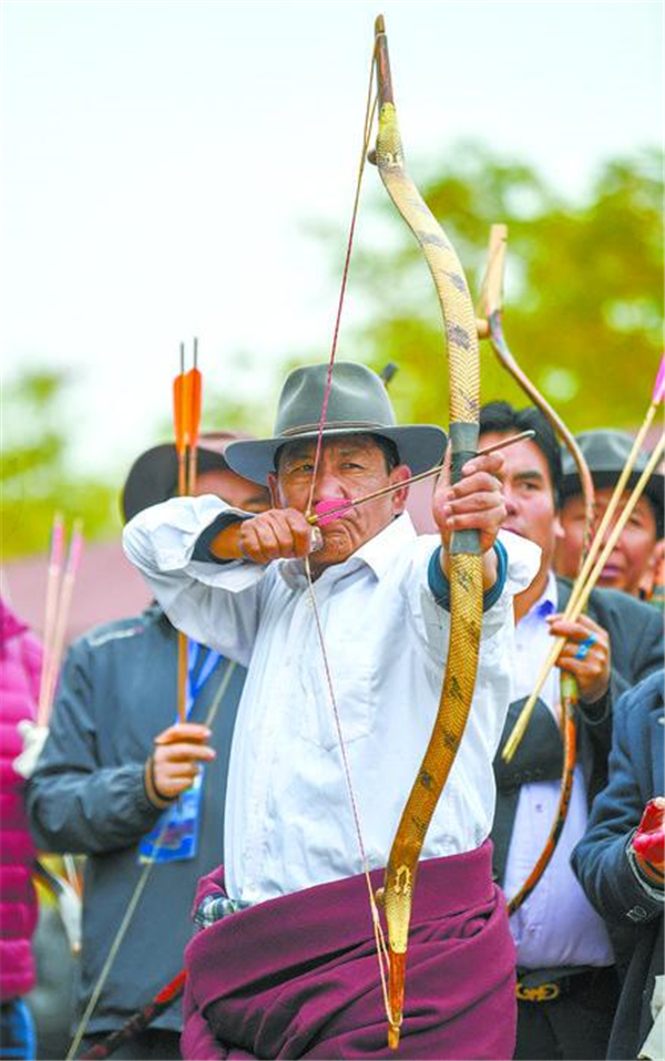 尖扎县五彩神箭图片