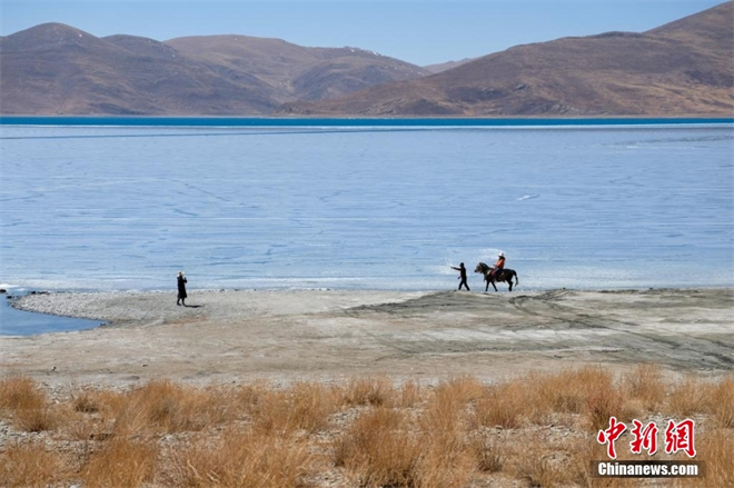 西藏“圣湖”羊卓雍错入春  半湖冰雪半湖涛6.jpg