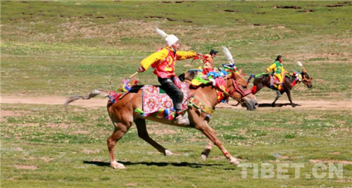 西藏安多县第七届格拉丹东——长江源赛马艺术节开幕3.jpg