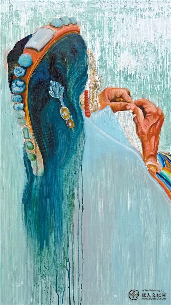 “格桑花开”拉萨市首届当代女画家美术联展举办2.jpg
