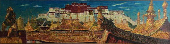 画家次仁多吉笔下的西藏印记3.jpg