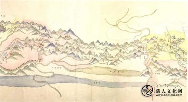 北大藏清末彩绘舆图《西藏全图》2.jpg