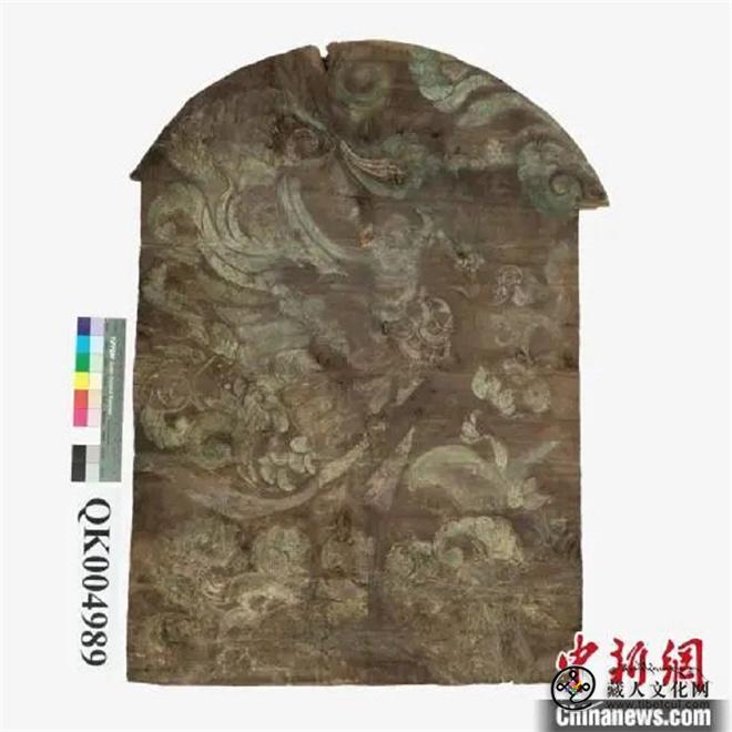 青海修复郭里木墓地出土棺板画 重现唐代工匠艺术水平1.jpg