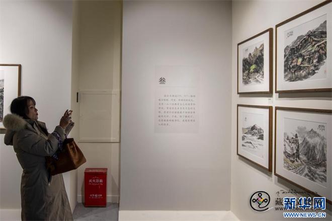 褚立民西藏行中国画展在西藏牦牛博物馆开幕4.jpg