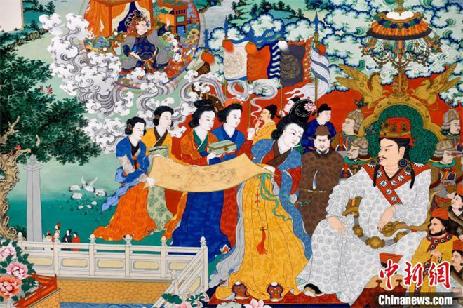 首届新时代西藏自治区民间文艺名家新创作品展拉萨开展9.jpg