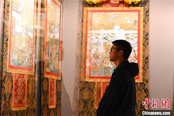 2023年西藏唐卡艺术文化展开展 160余幅唐卡展藏族绘画艺术魅力3.jpg