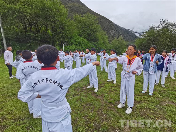 西藏第一届青少年跆拳道素质拓展训练营圆满落幕4.jpg