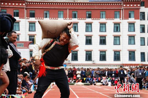 农牧民庆丰收 西藏朗县第四届塔布文化旅游节开幕