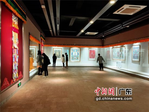 80余幅国家级非遗大师唐卡作品广东省东莞市展出2.jpg