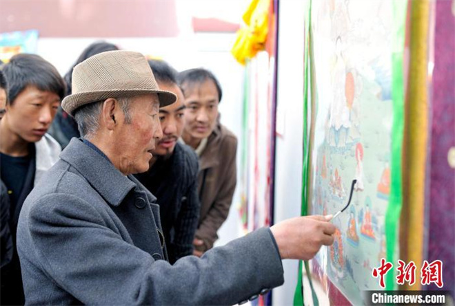 西藏一代绘画巨匠丹巴绕旦逝世 享年82岁2.jpg